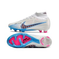 Nike Zoom Mercurial Superfly 9 Blast Elite FG - White/Baltic Blue/Pink Blast