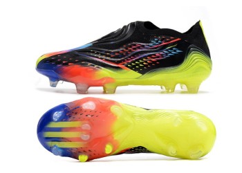 Adidas Copa Sense+ Al Rihla FG - Black/Bright Cyan/Yellow