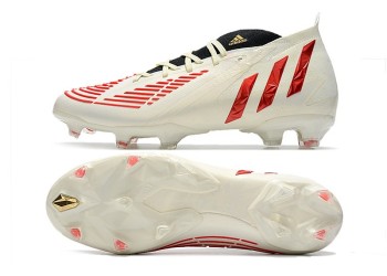 Adidas Predator Edge.1 Showdown FG - White/Vivid Red/Gold Metallic