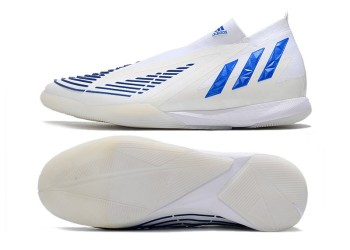 Adidas Predator Edge.1 Diamond Edge IC - Footwear White/Blue