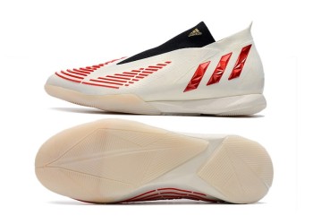 Adidas Predator Edge.1 Showdown IC - White/Vivid Red/Gold Metallic