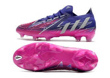 Adidas Predator Edge.1 Champions Code Low FG - Purple/Silver Metallic/Pink
