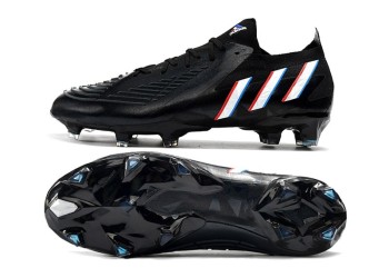 Adidas Predator Edge.1 Darkness Low FG - Core Black/White/Vivid Red