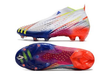 Adidas Predator Edge+ Al Rihla FG - White/Solar Yellow/Blue