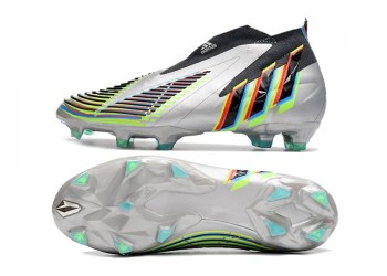 Adidas Predator Edge+ Beyond Fast FG - Silver Metallic/Black/Green