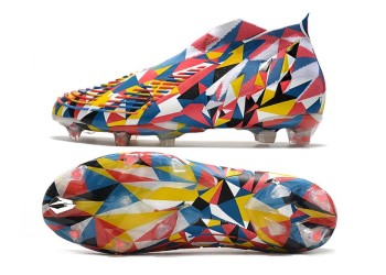 Adidas Predator Edge+ Geometric FG - Blue/Yellow/Solar Red