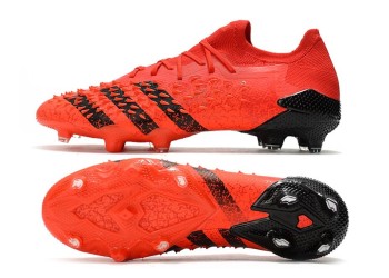 Adidas Predator Freak.1 Meteorite Low FG - Red/Core Black/Solar Red