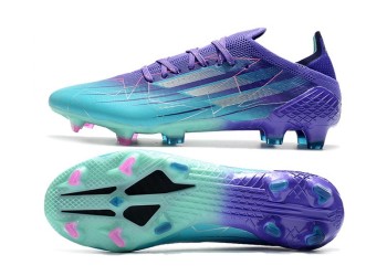 Adidas X SpeedFlow.1 Champions Code FG - Purple/Silver/Sky Blue