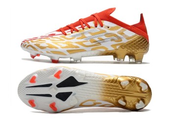 Adidas X SpeedFlow.1 Mo Salah FG - Gold/Red/White
