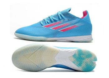 Adidas X SpeedFlow.1 Sapphire Edge IC - Sky Blue/Pink