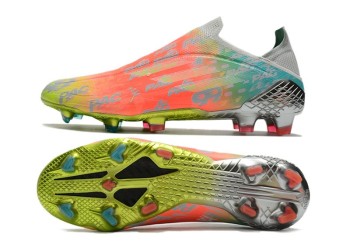 Adidas X SpeedFlow+ Numbersup FG - White/Yellow/Multicolor