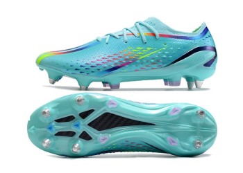 Adidas X Speedportal.1 Al Rihla SG - Clear Aqua/Red/Blue