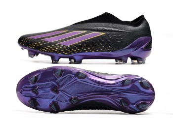 Adidas X SpeedPortal+ Black Panther FG - Black/Purple/Gold