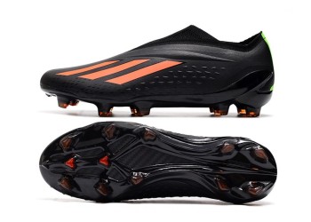 Adidas X Speedportal+ Shadowportal FG - Black/Solar Orange/Green