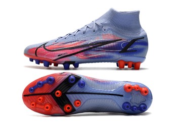 Nike Mercurial Superfly 8 Kylian Mbappe Flames Elite AG - Purple/Red/Black