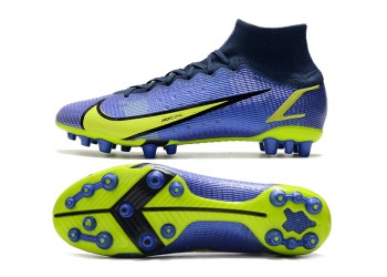 Nike Mercurial Superfly 8 Recharge Elite AG - Blue Void/Volt/Black