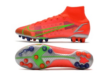 Nike Mercurial Superfly 8 Spectrum Elite AG - Red/Green/Silver