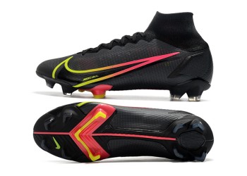 Nike Mercurial Superfly 8 Black x Prism Elite FG - Black/Yellow/Off Noir