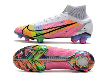 Nike Mercurial Superfly 8 DragonFly Elite FG - White/Metallic Silver/Dark Raisin