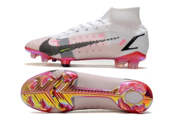 Nike Mercurial Superfly 8 Rawdacious Elite FG - White/Black/Bright Crimson/Pink Blast
