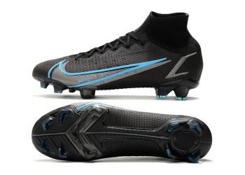 Nike Mercurial Superfly 8 Renew Elite FG - Black/Iron Grey