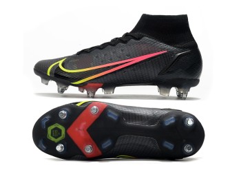 Nike Mercurial Superfly 8 Black x Prism Elite SG - Black/Yellow/Off Noir