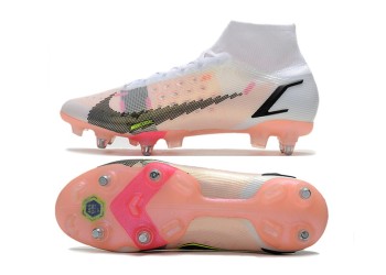 Nike Mercurial Superfly 8 Rawdacious Elite SG - White/Black/Bright Crimson/Pink Blast