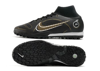 Nike Mercurial Superfly 8 Shadow Elite TF - Black/Metallic Gold/Metallic Silver