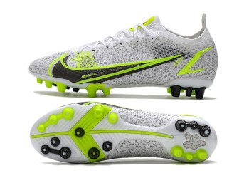 Nike Mercurial Vapor 14 Safari Elite AG - White/Black/Metallic Silver/Volt