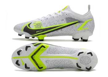Nike Mercurial Vapor 14 Safari Elite FG - White/Black/Metallic Silver/Volt