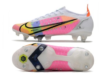 Nike Mercurial Vapor 14 DragonFly Elite SG - White/Metallic Silver/Dark Raisin