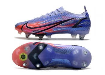 Nike Mercurial Vapor 14 Kylian Mbappe Flames Elite SG - Purple/Red/Black