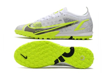 Nike Mercurial Vapor 14 Safari Elite TF - White/Black/Metallic Silver/Volt