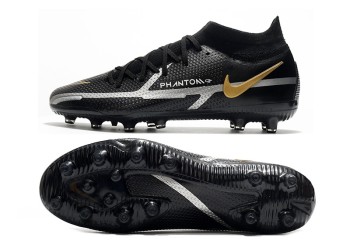 Nike Phantom GT 2 Shadow DF Elite AG - Black/Metallic Gold
