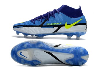 Nike Phantom GT 2 Recharge DF Elite FG - Sapphire/Volt/Grey Fog/Blue Void