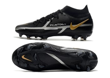 Nike Phantom GT 2 Shadow DF Elite FG - Black/Metallic Gold