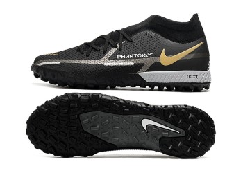 Nike Phantom GT 2 Shadow DF Pro TF - Black/Metallic Gold