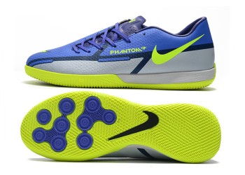 Nike Phantom GT 2 Recharge Low-Cut Academy IC - Sapphire/Volt/Grey Fog/Blue Void