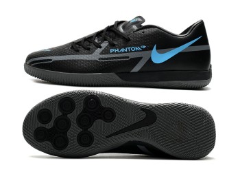 Nike Phantom GT 2 Renew Low-Cut Academy IC - Black/Grey/Blue