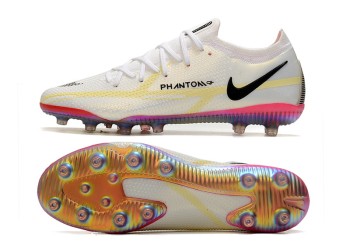 Nike Phantom GT 2 Rawdacious Low-Cut Elite AG - White/Bright Crimson/Pink Blast