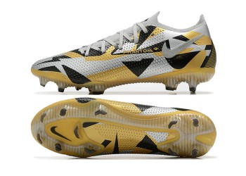 Nike Phantom GT 2 Ballon d'Or Low-Cut Elite FG - Gold/Silver/Black