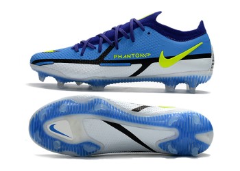 Nike Phantom GT 2 Recharge Low-Cut Elite FG - Sapphire/Volt/Grey Fog/Blue Void