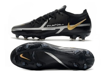 Nike Phantom GT 2 Shadow Low-Cut Elite FG - Black/Metallic Gold