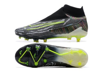 Nike Phantom GX Fusion Elite DF FG - Black/Volt/White/Blue Glow