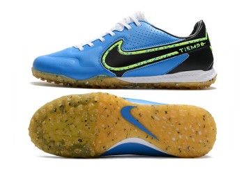 Nike React Tiempo Legend 9 Pro TF - Blue/Black/Neon Yellow
