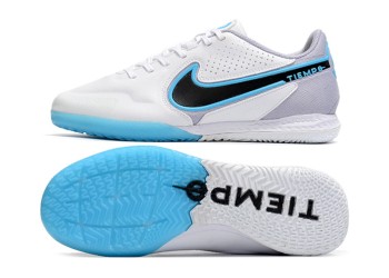 Nike Tiempo Legend 9 Blast Pro IC - White/Black/Baltic Blue/Pink Blast