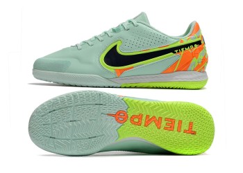 Nike Tiempo Legend 9 Bonded Pro IC - Green/Blackened Blue/Total Orange