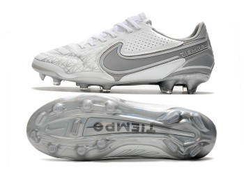 Nike Tiempo Legend 9 Focus Elite FG - White/Gray