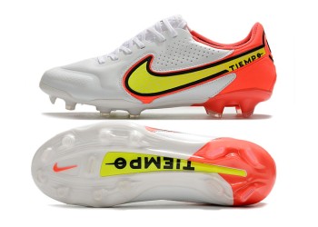 Nike Tiempo Legend 9 Motivation Elite FG - White/Volt/Bright Crimson