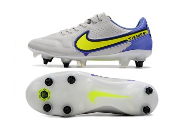 Nike Tiempo Legend 9 Recharge Elite SG - Grey Fog/Volt/Sapphire